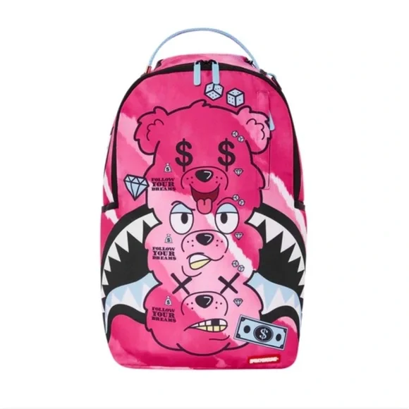Sprayground Money Bear Stack Em High Backpack (Hard to Find)